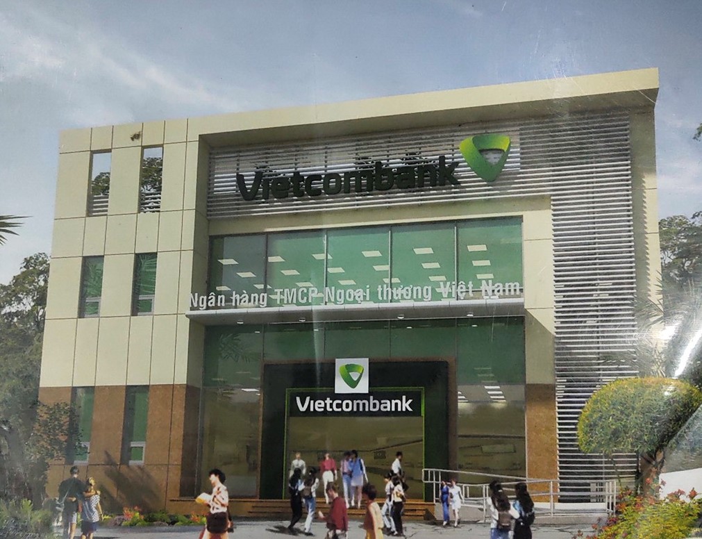 TRỤ SỞ PHÒNG GIAO DỊCH ĐỨC HÒA VIETCONBANK LONG AN